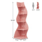 Tribesigns Corner Shelf, Modern 5-Tier Wall Corner Bookshelf, Stylish  Storage Rack Plant Stand