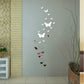 Stickers 12pcs/set Modern 3D Mirror Acrylic Butterfly Home Decoration DIY Art Wall Stickers: