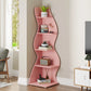 Tribesigns Corner Shelf, Modern 5-Tier Wall Corner Bookshelf, Stylish  Storage Rack Plant Stand