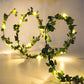Outdoor Tiny Leaf LED Copper Wire Fairy String Lights Garland