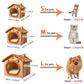Foldable Pet House – Cozy Haven for Your Furry Friends