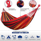 Single Wide Thick Canvas Hammock Outdoor Camping Backpackaging Leisure Swing Portable Hanging Bed Sleeping Swing Hammock