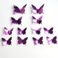 Stickers 12pcs/set Modern 3D Mirror Acrylic Butterfly Home Decoration DIY Art Wall Stickers: