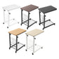 Adjustable Computer Desk Table – Mobile Bedside & Side Table with Wheels