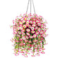 Artificial Morning Glory & Eucalyptus Nonfading Rattan Hanging Wall/Door Decoration (75cm)