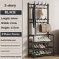 Clothes Hanger Multi-Layer Shoe Rack – Floor-Standing Organizer