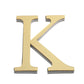 0CM 26 English Letters Wall Sticker – 3D Mirror Acrylic Gold Decals: