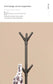 Clothes and Hats Rack – Vertical Tree Branch Floor-to-Floor Coat Hook