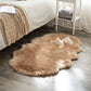 Soft Sheepskin Bedroom Carpet – Imitation Wool Pad with Long Hair: