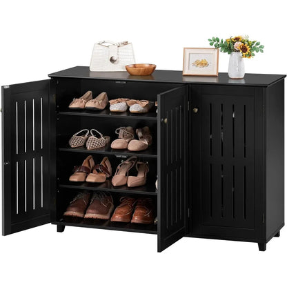 Free Standing 4-Tier Shoe Rack