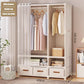 Simple Wardrobe Storage Closet Cabinet – Durable & Economical