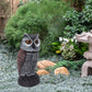 Owl Decoy Plastic Shake Head – Garden Bird Repellent & Decoration