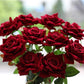 50 Pcs Artificial Rose Flower Silk Roses Bouquet: