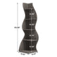 Tribesigns Corner Shelf, Modern 5-Tier Wall Corner Bookshelf, Stylish  Storage Rack Plant Stand