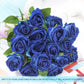 50 Pcs Artificial Rose Flower Silk Roses Bouquet: