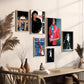 Michael Jackson Anime Posters Sticky HD Quality Wall Art Retro Posters for Home Kawaii Room Decor