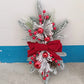 45CM Christmas Wreath Pendant without/with Light Atmosphere Decorative Garland Home Door Window Stairs Decoration Party Supplies