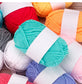 25(50)pcs/bag 4 Ply Milk Cotton Yarn For Hand Knitting Crocheting Scarves,Sweaters,Shawls,Blankets,Pet Toys,Various Handmade DIY