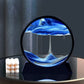 3D Moving Sand Art Picture – Round Glass Deep Sea Sandscape