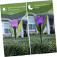 Solar LED Light Outdoor Tulip Rose Flower Lamp Landscape Garden Decor