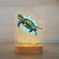 Personalized Children Animal Night Light Custom Name Acrylic Lamp: