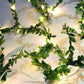 Outdoor Tiny Leaf LED Copper Wire Fairy String Lights Garland
