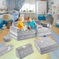 Modular Play Couch, 10PCS Creative Sectional Fort Building Sofa