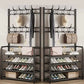 Clothes Hanger Multi-Layer Shoe Rack – Floor-Standing Organizer