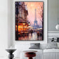 Modern Paris Romantic Love Canvas Posters