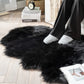 Soft Sheepskin Bedroom Carpet – Imitation Wool Pad with Long Hair: