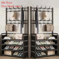 Clothes Hanger Multi-Layer Shoe Rack – Floor-Standing Organizer