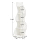 Tribesigns Corner Shelf, Modern 5-Tier Wall Corner Bookshelf, Stylish  Storage Rack Plant Stand