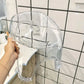 Acrylic Bathroom Shower Non-slip Stool – Transparent Small Low Stool: