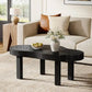 Black Cloud Coffee Table – Cute Cream Living Room Center Furniture: