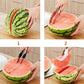 Stainless Steel Windmill Watermelon Cutter – Slice, Scoop & Serve with Ease