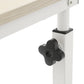 Adjustable Computer Desk Table – Mobile Bedside & Side Table with Wheels