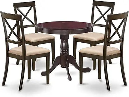 5 Piece Kitchen Table Set for 4