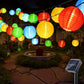 LED Solar Lantern String Lights Outdoor Garland Fairy Lights Solar Powered Garden Decorative Light