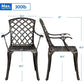 3-Piece Outdoor Furniture Dining Set – All-Weather Cast Aluminum