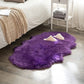 Soft Sheepskin Bedroom Carpet – Imitation Wool Pad with Long Hair: