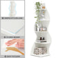 Tribesigns Corner Shelf, Modern 5-Tier Wall Corner Bookshelf, Stylish  Storage Rack Plant Stand