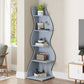Tribesigns Corner Shelf, Modern 5-Tier Wall Corner Bookshelf, Stylish  Storage Rack Plant Stand