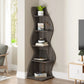 Tribesigns Corner Shelf, Modern 5-Tier Wall Corner Bookshelf, Stylish  Storage Rack Plant Stand