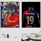 Popular Football Stars L-Lamine Y-Yamal Poster: