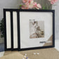 3Pcs Wood Square Photo Frames: