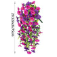 Artificial Morning Glory & Eucalyptus Nonfading Rattan Hanging Wall/Door Decoration (75cm)