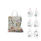 Embroidered Lace Flower Shoulder Bag Women Handmade Mesh Shopping Bag Retro Art Tote Bag Beach Hand Bag Bolsa Playa