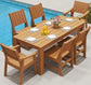 Outdoor Dining Set for 6 – HDPE Rectangle Table & Chairs