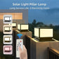 Timed LED Solar Outdoor Light Pillar – Decorative & Durable Solar Lighting for Your Outdoor Spaces