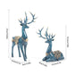 Large Deer Resin Statue Figurine Sculpture: